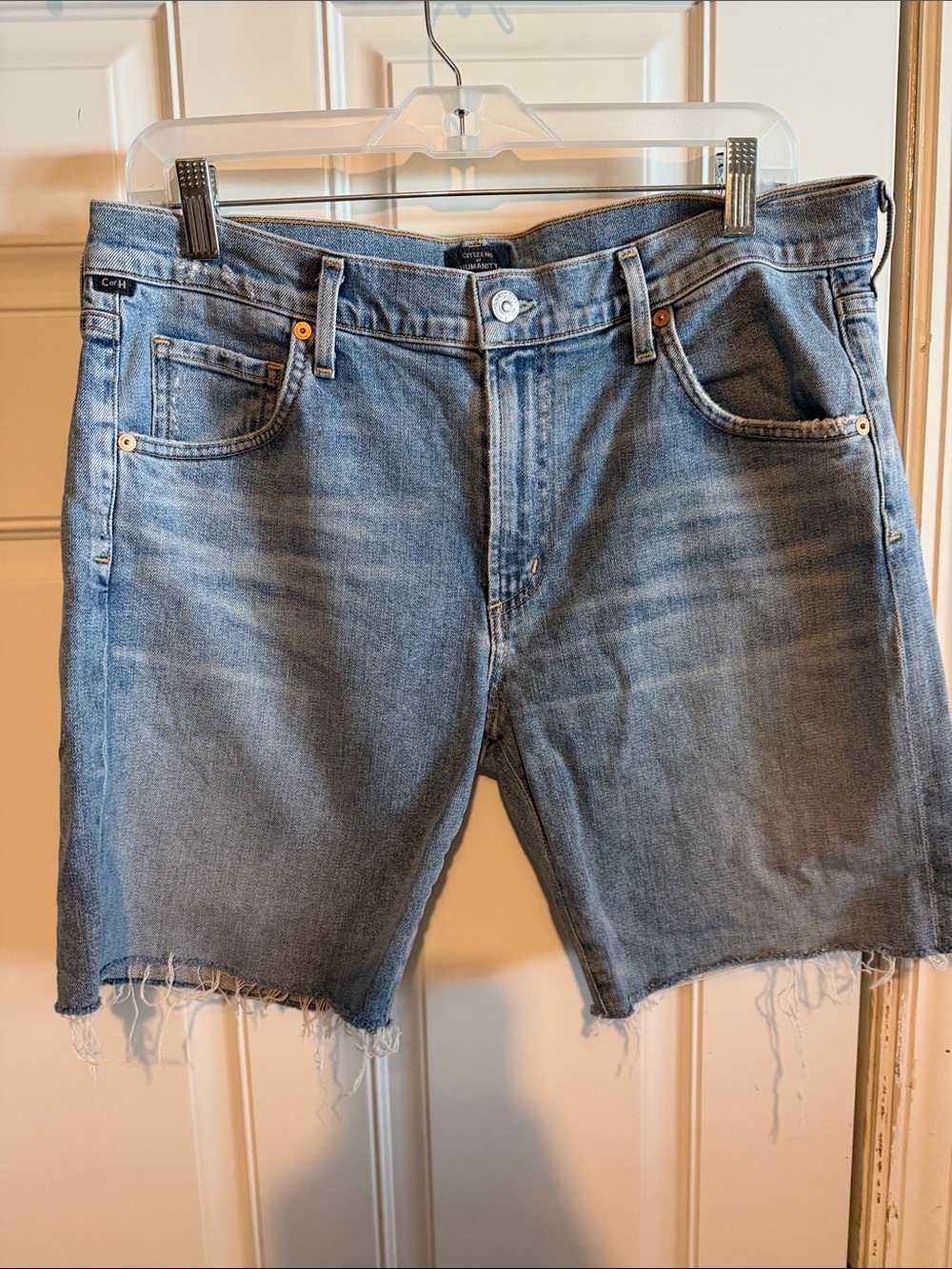 Citizens Of Humanity Light Blue Denim Cutoff Shorts